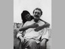 Carlo Cego con la figlia Giacinta, estate 2002.