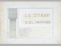 La Torre del Mangia, 1965, tecnica mista su carta, cm 35x50