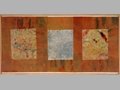 Senza titolo, 1992, tecnica mista su carta intelata, cm 20x40