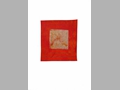 Senza titolo, 1994, acrilico e foglia d'argento su carta, cm 35x25