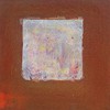 Senza titolo, 1990 ca, acrilico e foglia d'argento su tela, cm 30x30