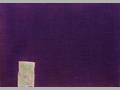 Senza titolo, 1980-1990, acrilico e foglia d'argento su tela, cm 50x70